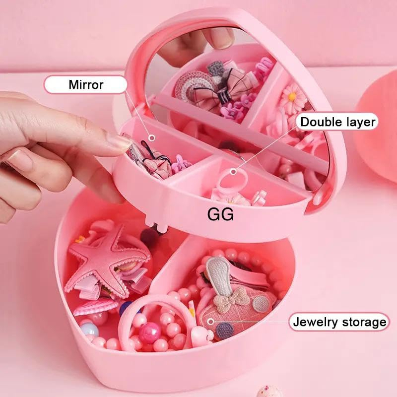 Jewellery Box for Girls | Heart Shape Jewellery Box - Image 6