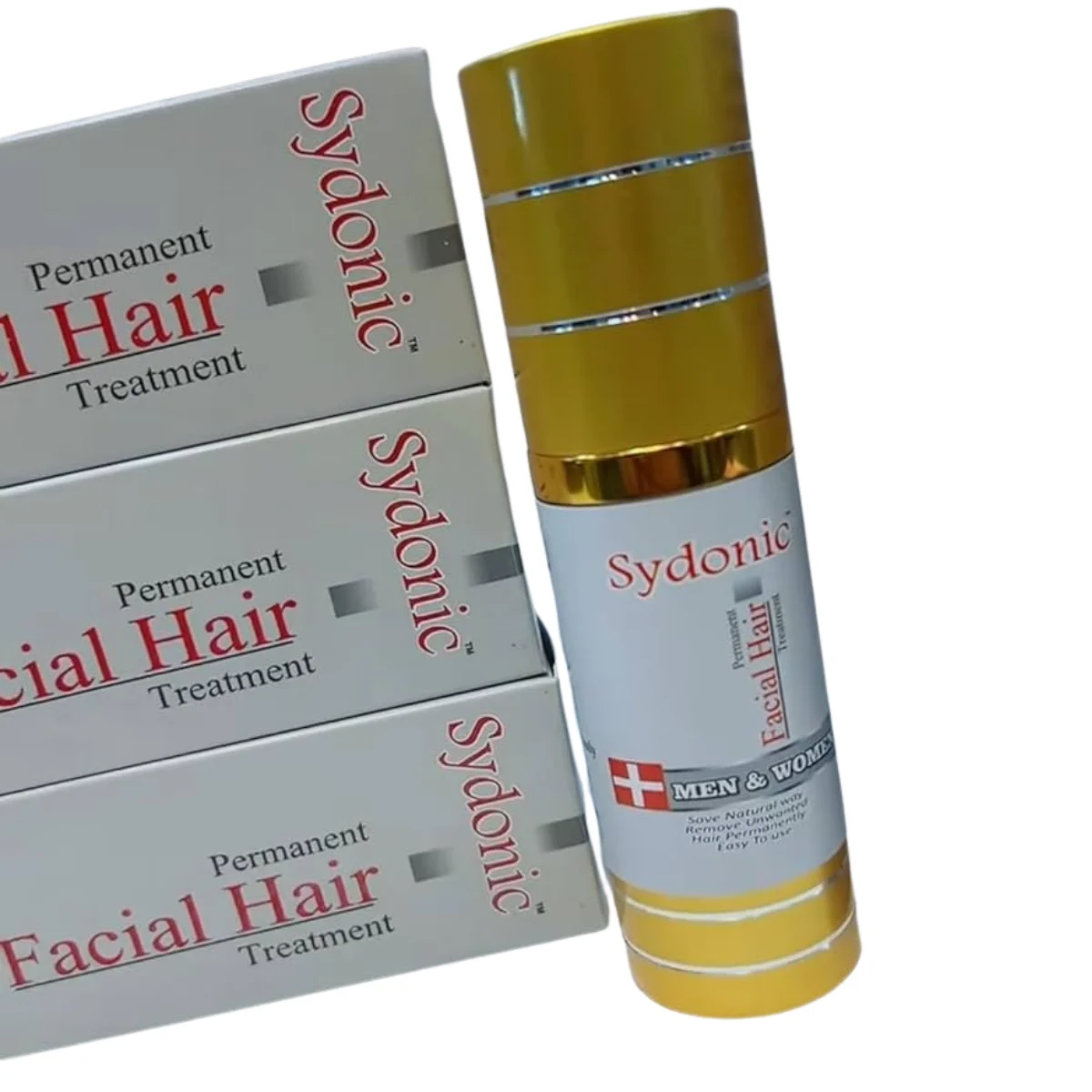 Sydonic Permanent Facial Hair Removal Cream | For Men & Women | Smooth & Painless - Image 2
