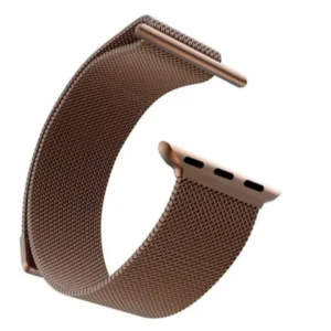 Coffee Color | Apple Watch Milanese Magnetic Loop Strap | Stainless Steel Band  | 42mm / 44mm / 45mm