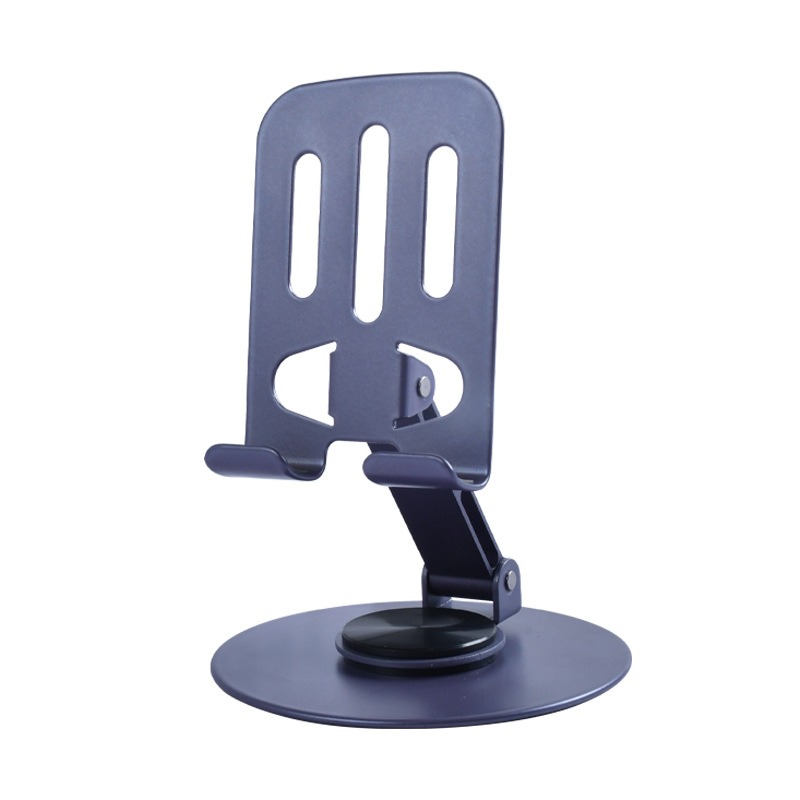 Multi-Angle 360° Rotating Metal Phone & Tablet Stand | Foldable, Universal & Elegant - Image 4