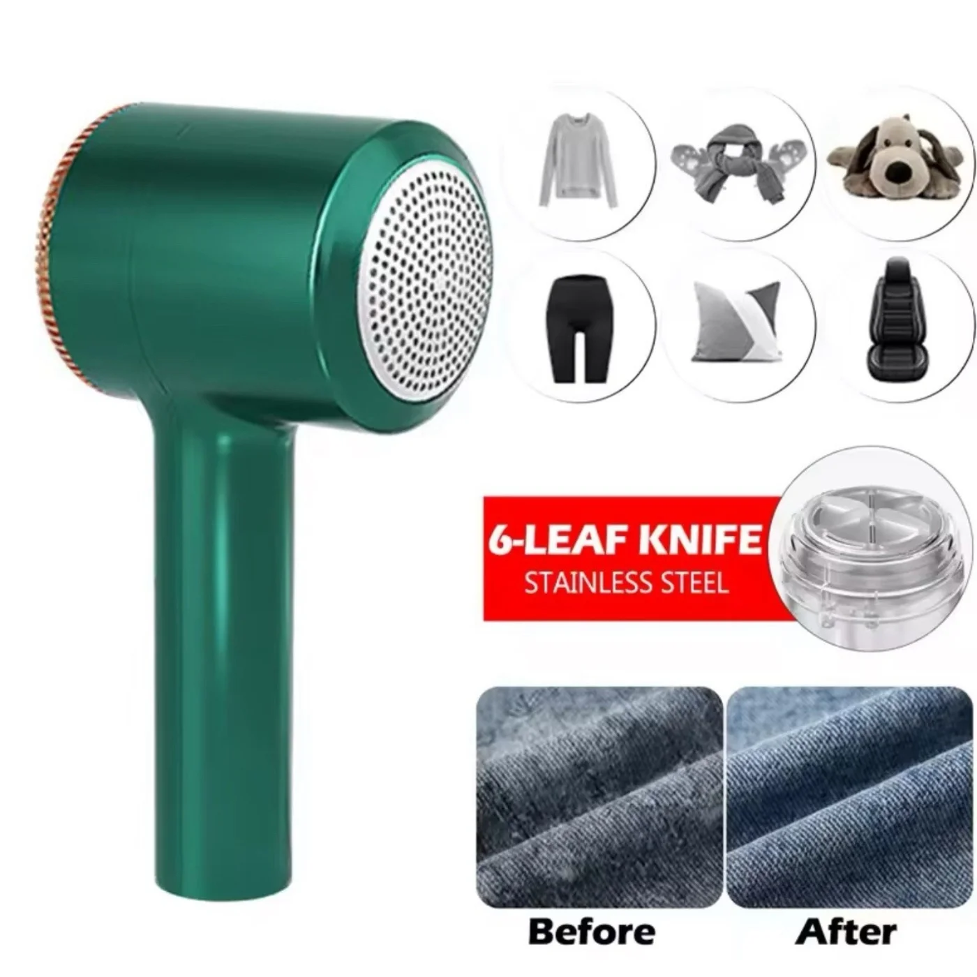 Electric Lint Remover | Rechargeable Anti-Pilling Fabric Shaver for Clothes & Sweaters - Image 5