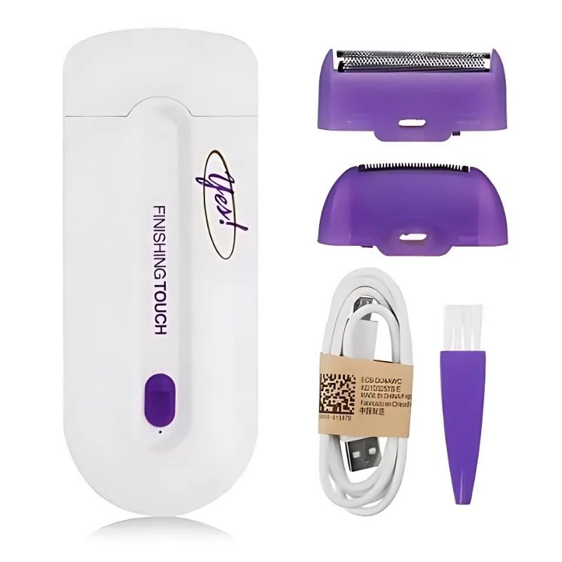 2-in-1 Rechargeable Painless Hair Remover | Finishing Touch Sensa-Light for Face & Body - Image 2
