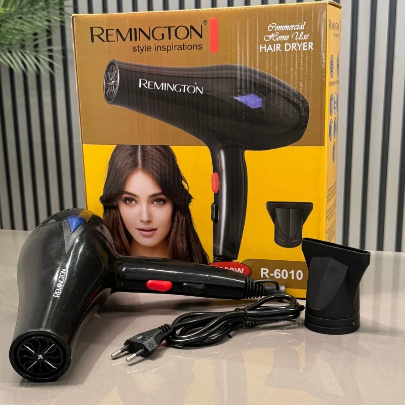 Remington Hair Dryer R-6010 Professional Ionic Dryer with 3 Speed Settings and DC Strong Motor - Image 3
